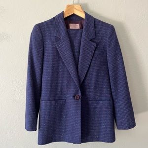 Womans Wool Pendleton Skirt Suit
